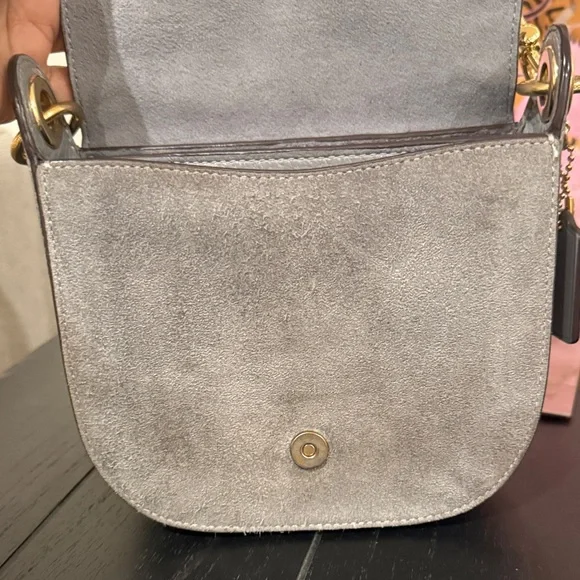 Coach Cleo 17 leather/suede Crossbody Bag